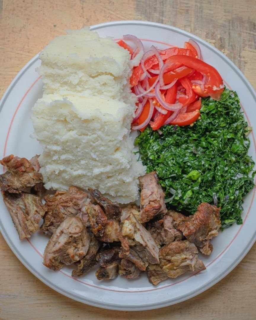 Nyama choma & ugali